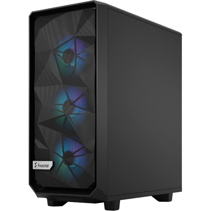 Fractal Meshify 2 Compact Lite RGB Black TG Light tint Fractal Meshify 2 Compact Lite RGB Black TG Light tint