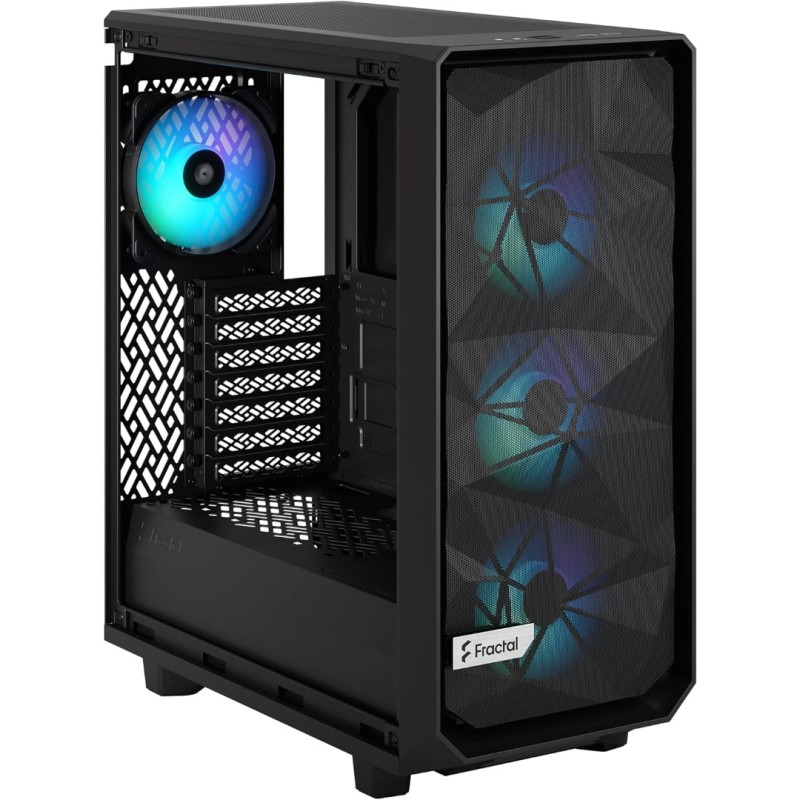 Fractal Meshify 2 Compact Lite RGB Black TG Light tint Fractal Meshify 2 Compact Lite RGB Black TG Light tint