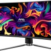 MSI MAG341CQP QD-OLED, 34 Curved OLED Gaming Monitor, 3440 x 1440 (UWQHD), OLED 0.03ms Response time, 175Hz