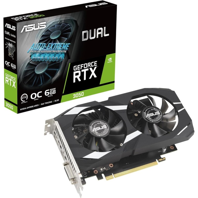 ASUS Dual RTX 3050 6GB GDDR6 ASUS Dual RTX 3050 6GB GDDR6