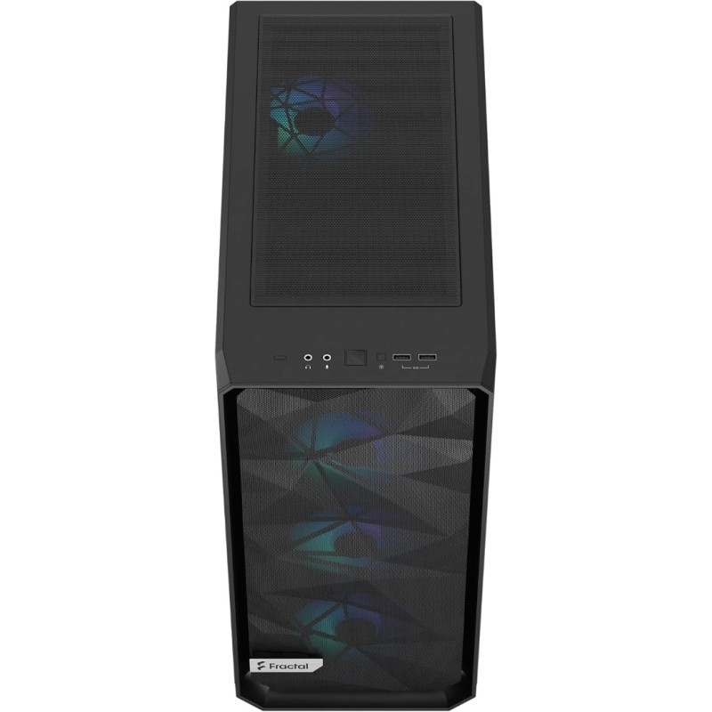 Fractal Meshify 2 Compact Lite RGB Black TG Light tint Fractal Meshify 2 Compact Lite RGB Black TG Light tint