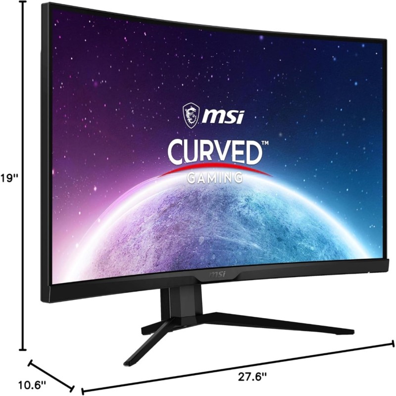 MSI MAG325CQRF QD, 31.5" Gaming Monitor, 2560 x 1440 (QHD) Rapid VA with Quantum Dot, 1 ms, 170Hz MSI MAG325CQRF QD, 31.5" Gaming Monitor, 2560 x 1440 (QHD) Rapid VA with Quantum Dot, 1 ms, 170Hz