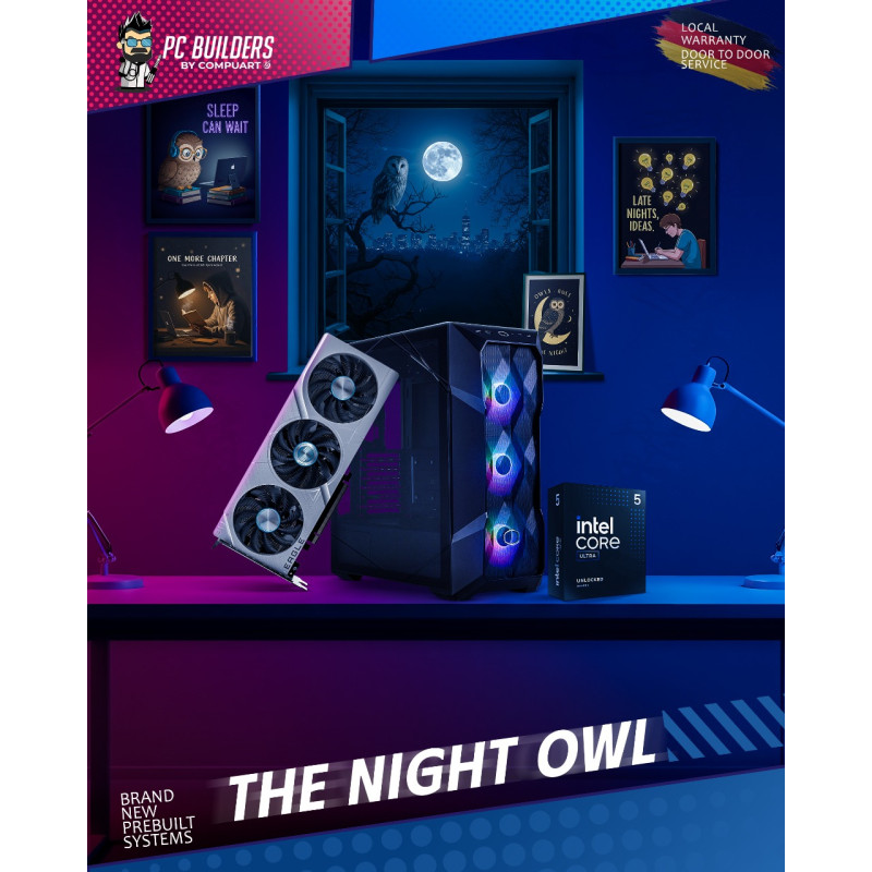 THE NIGHT OWL Ultra 5 | RTX 4060 TI 8 GB THE NIGHT OWL Ultra 5 | RTX 4060 TI 8 GB