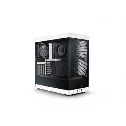 HYTE Y40 Black and White with 2 Fans and Gen 4.0 Riser Cable