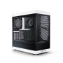 HYTE Y40 Black and White with 2 Fans and Gen 4.0 Riser Cable