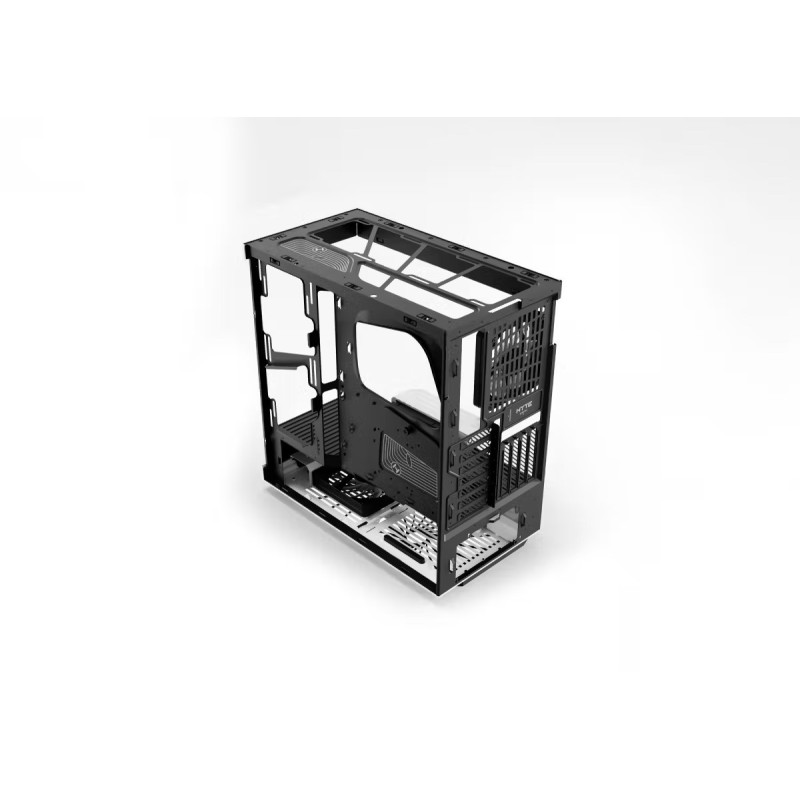 HYTE Y40 Black and White with 2 Fans and Gen 4.0 Riser Cable HYTE Y40 Black and White with 2 Fans and Gen 4.0 Riser Cable