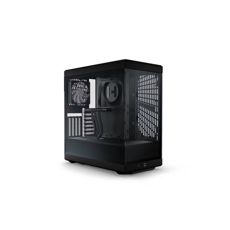 HYTE Y40 All Black with 2 Fans and Gen 4.0 Riser Cable HYTE Y40 All Black with 2 Fans and Gen 4.0 Riser Cable