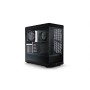 HYTE Y40 All Black with 2 Fans and Gen 4.0 Riser Cable