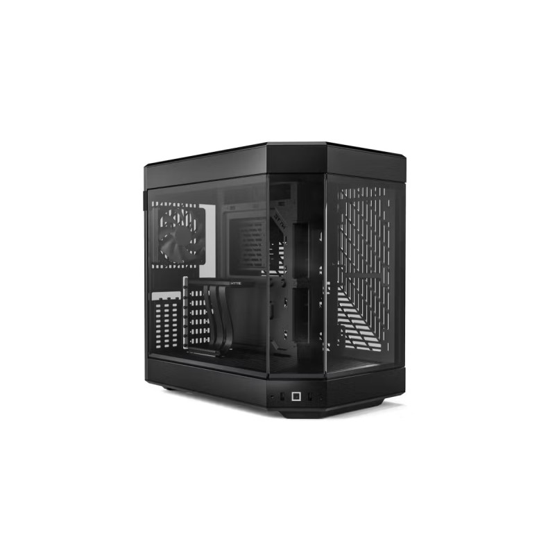 HYTE Y60 with 3 Fans with Gen 4.0 Riser Cable All Black HYTE Y60 with 3 Fans with Gen 4.0 Riser Cable All Black