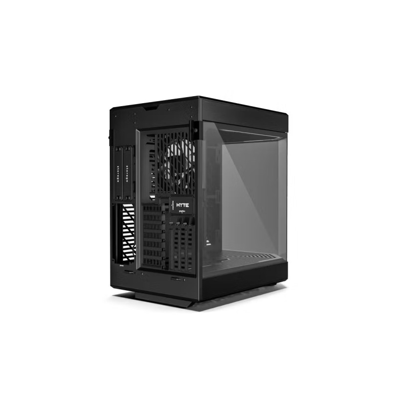 HYTE Y60 with 3 Fans with Gen 4.0 Riser Cable All Black HYTE Y60 with 3 Fans with Gen 4.0 Riser Cable All Black