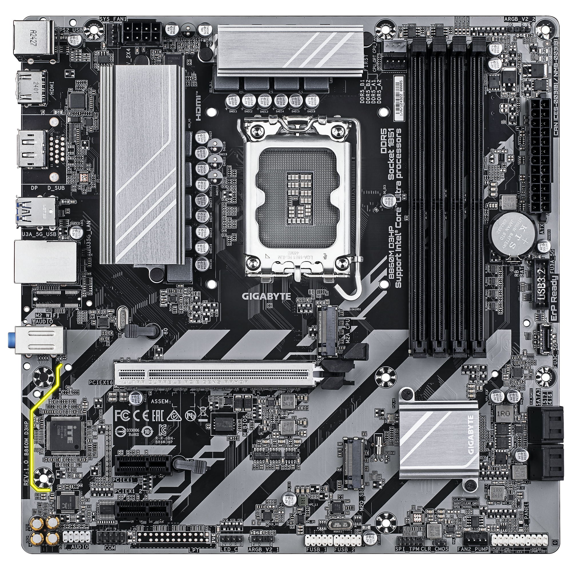 Gigabyte B860M D3HP - Image 2