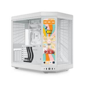 HYTE Y70 Touch Infinite 14.9" 2.5K IPS 500 Nits Gen 4.0 Riser Cable White