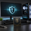 Secure software license activation screen