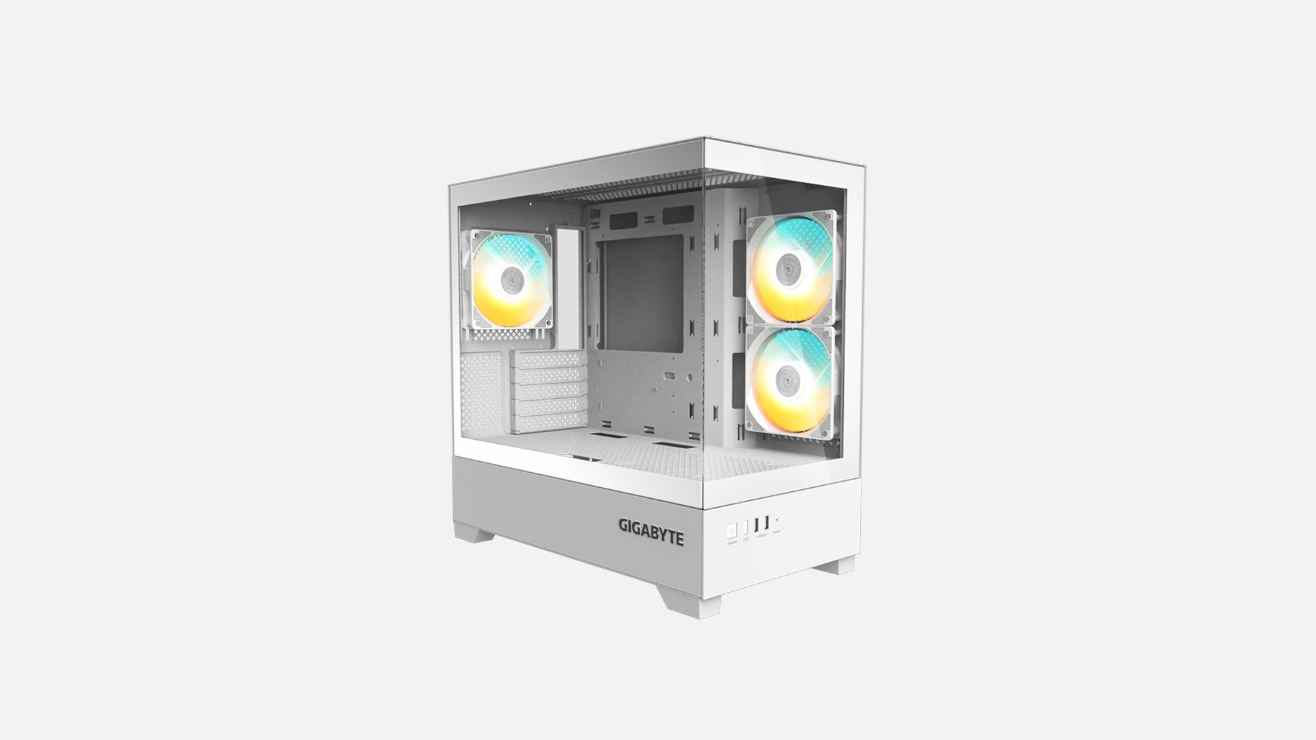 GIGABYTE C201 PANORAMIC ICE airflow design