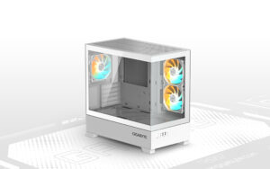 GIGABYTE C201 PANORAMIC ICE panoramic tempered glass view