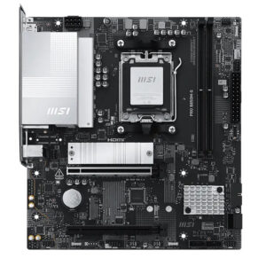 MSI PRO B850M-G motherboard rear I O layout