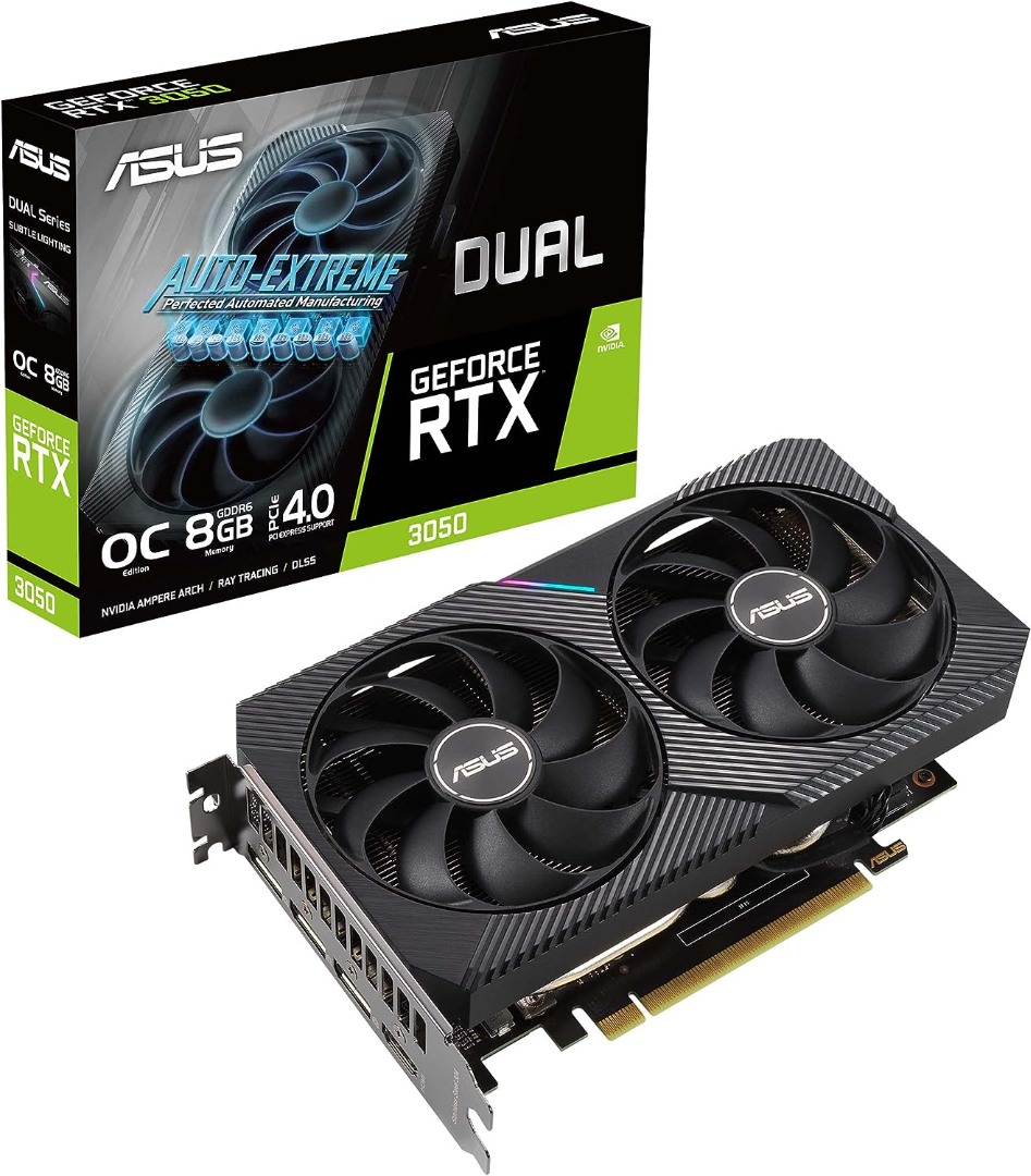 ASUS Dual RTX 3050 8 GB GDDR6