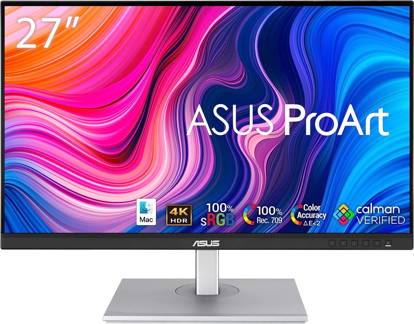 ASUS ProArt Display PA279CV 27” 4K HDR UHD (3840 x 2160) Monitor, IPS, 100 Percent sRGB/Rec. 709, ΔE < 2