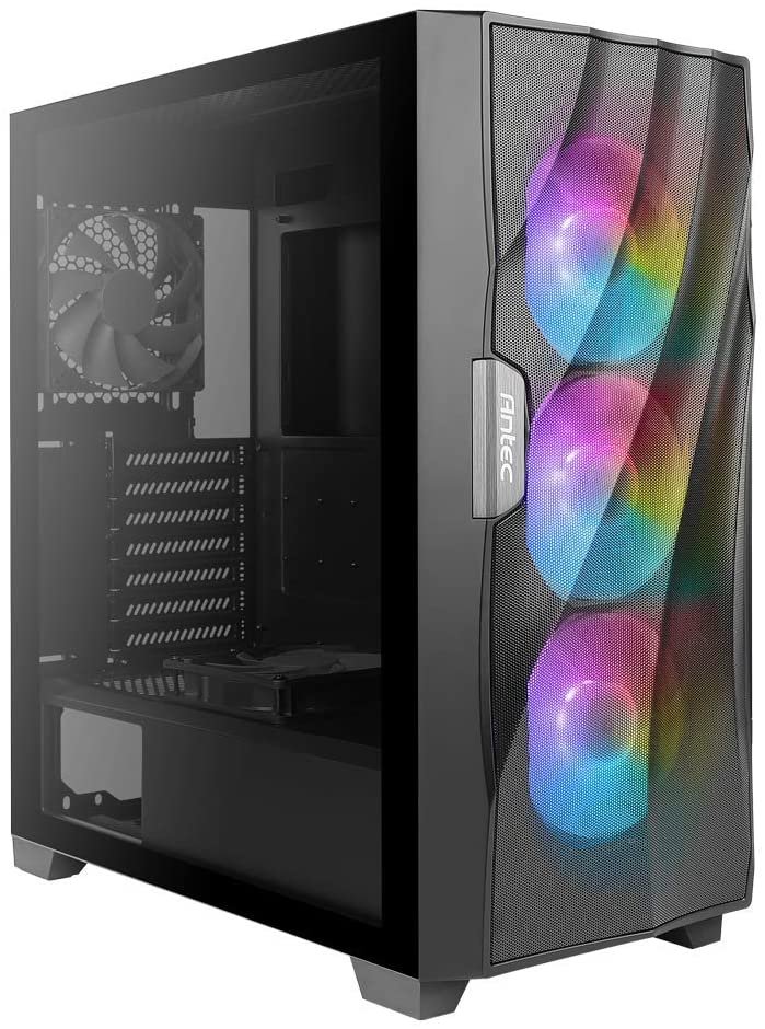 Antec DF700 Flux, Mid Tower Computer Case, ATX Gaming Case, Tempered Glass Side Panel