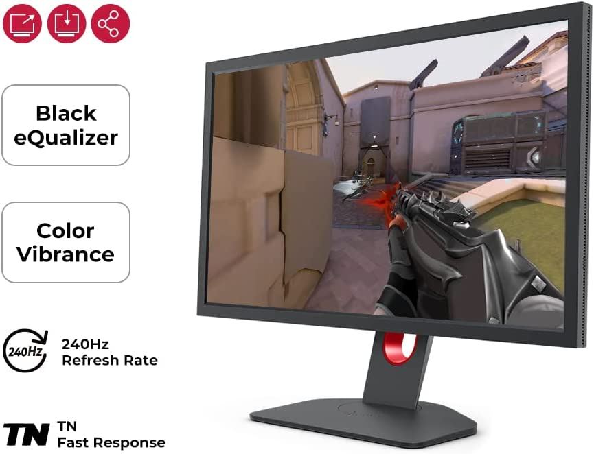 Alternative view of BenQ Zowie XL2540K 24.5 inch 240Hz Gaming Monitor