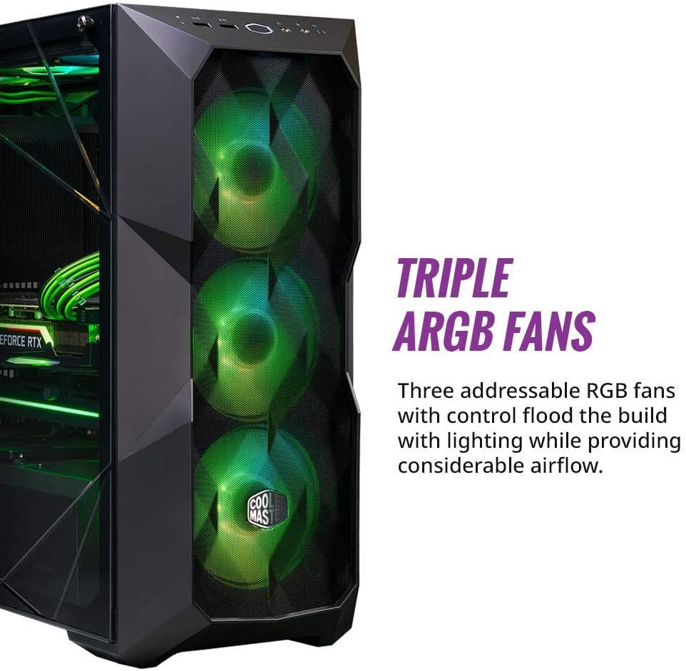 Alternative view of Cooler Master MasterBox TD500 Mesh Airflow ATX Mid-Tower