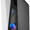 CORSAIR Carbide SPEC-Omega RGB Mid-Tower Gaming Case, 2 RGB Fans, Lighting Node PRO Included, Tempered Glass- White