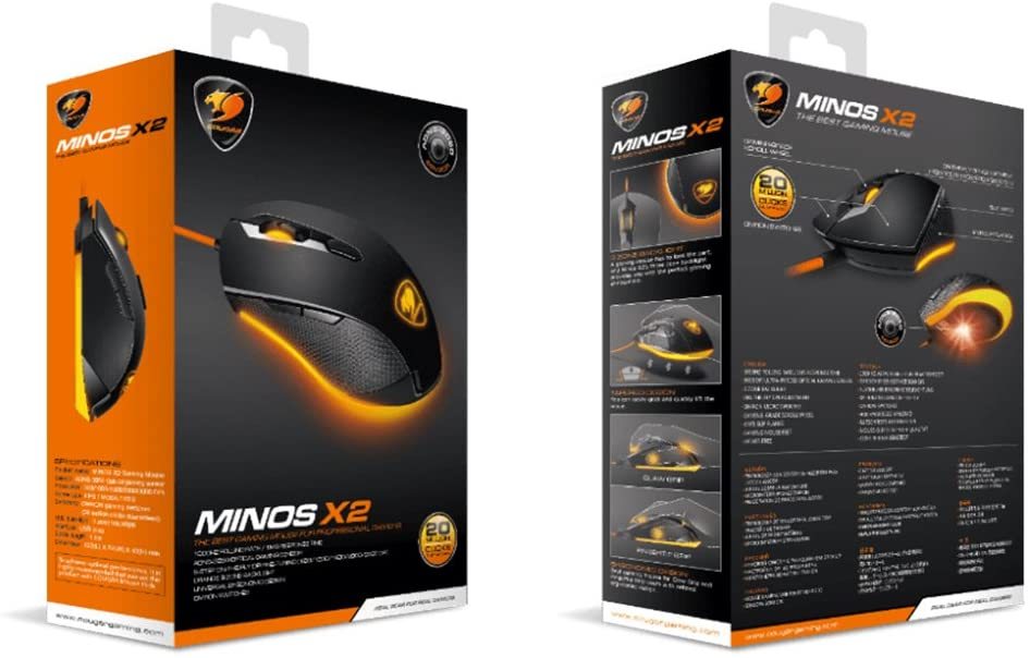 Alternative view of Cougar Minos X2 Wired USB Optical Gaming Mouse with 3000 DPI