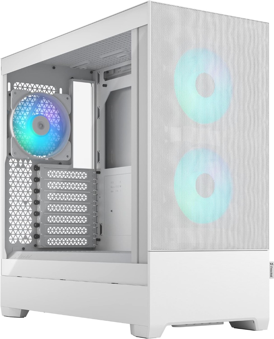 Fractal Pop Air RGB White TG Clear Tint