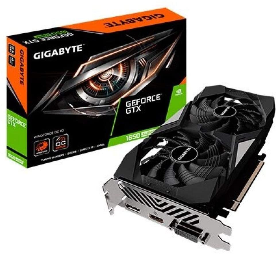 Gigabyte GeForce GTX 1650 OC 4G Graphics Card, 2X Windforce Fans, 4GB 128-Bit GDDR5, Gv-N1650OC-4GL Video Card