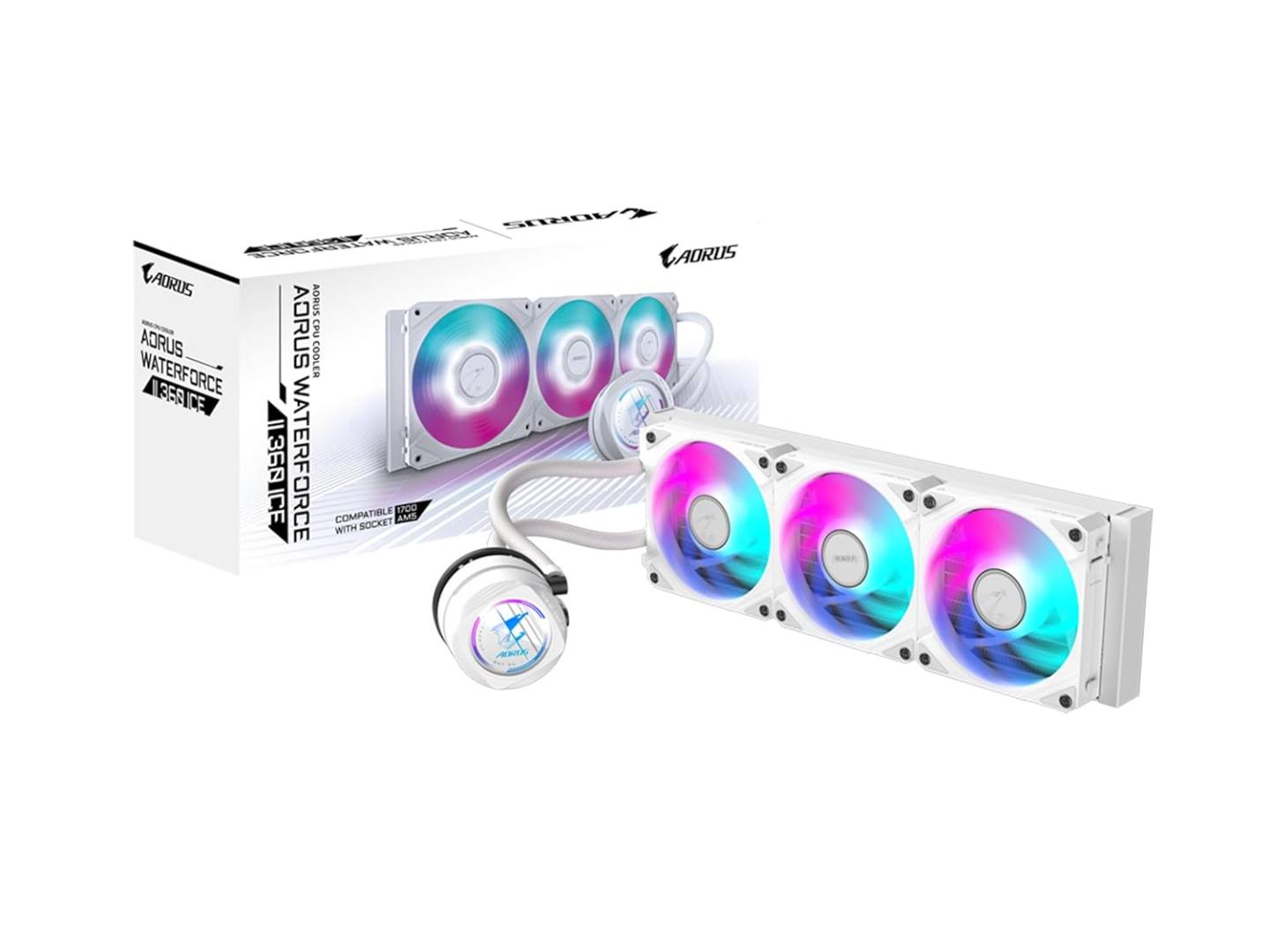 AORUS WATERFORCE II 360 ICE Liquid CPU Cooler 360mm