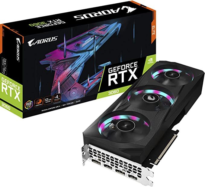 Gigabyte AORUS GeForce RTX 3060 ELITE 12GB