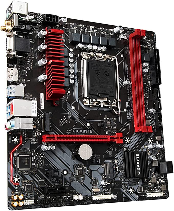 Alternative view of Gigabyte B660M GAMING AC DDR4