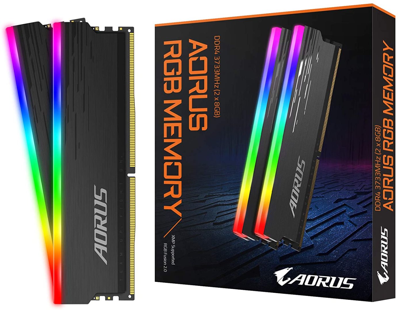 AORUS GP-ARS16G37 (RGB/ 16GB RAM Memory Kit (2x8GB)/ 3733MHz)