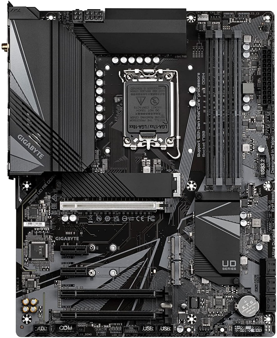 GIGABYTE Z690 UD  DDR4 (LGA 1700/ Intel Z690/ ATX/ DDR4/ Triple M.2/ PCIe 5.0/ USB 3.2 Gen2X2/ Type-C/2.5GbE LAN/Motherboard)