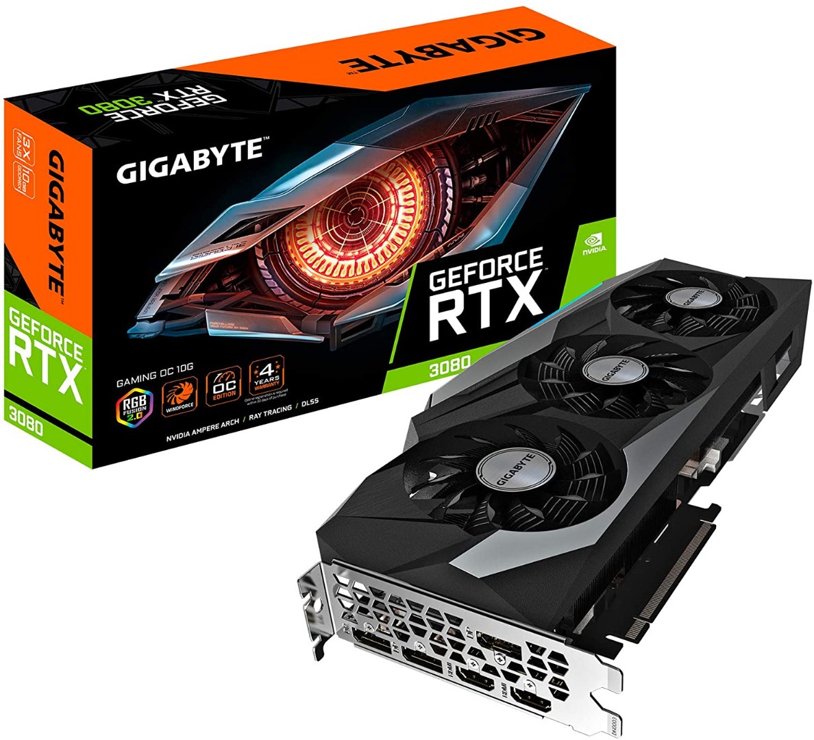 GIGABYTE RTX 3080 GAMING OC WINDFORCE 10GB 320-bit GDDR6X
