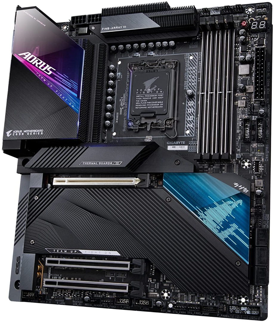 GIGABYTE Z690 AORUS Master (LGA 1700/ Intel Z690/ ATX/ DDR5/ Quad M.2/ PCIe 5.0/ USB 3.2 Gen2X2 Type-C/Intel WiFi 6E/ AQUANTIA 10GbE LAN/Intel Thunderbolt 4/ Gaming Motherboard) - Image 3