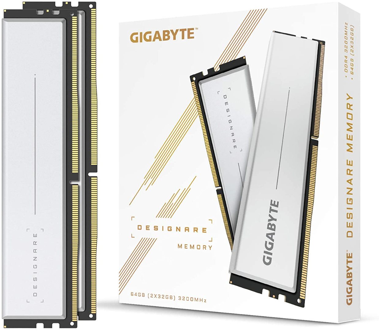 Gigabyte DESIGNARE Memory 64GB (2x32GB) 3200MHz- GP-DSG64G32