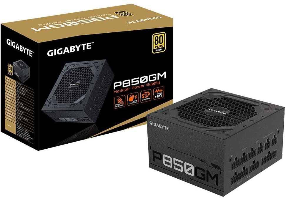 Gigabyte GP-P850GM (80 Plus Gold 850W, Modular, Smart Fan, Smart Power Protection