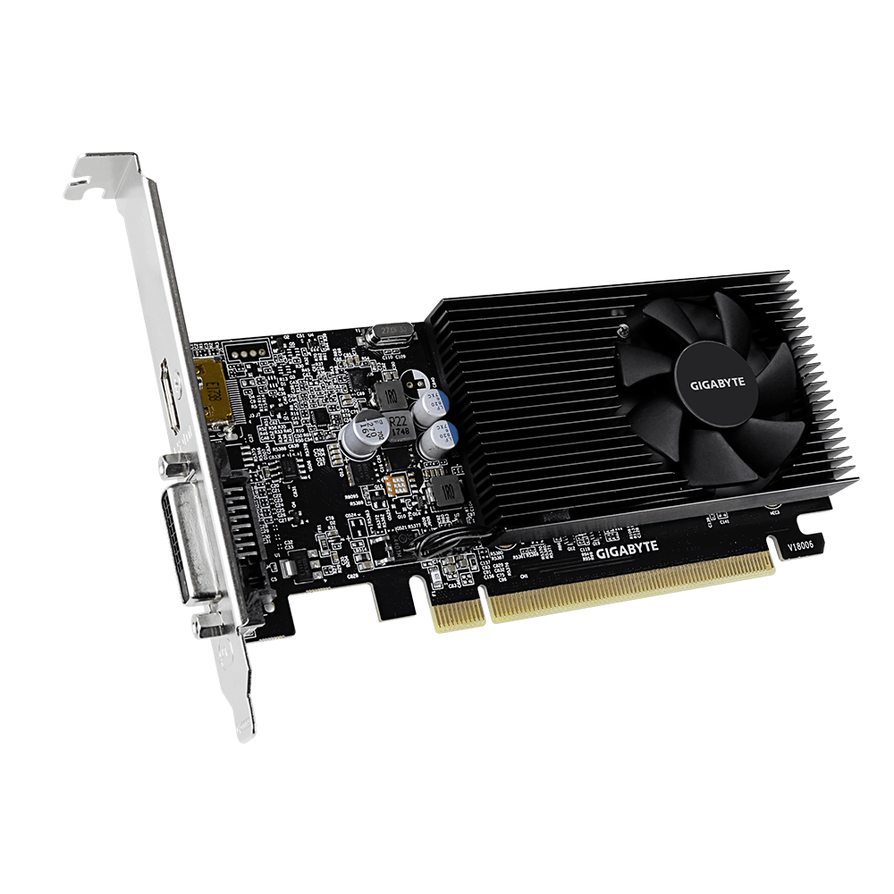 Alternative view of Gigabyte GT 1030 Low Profile D5