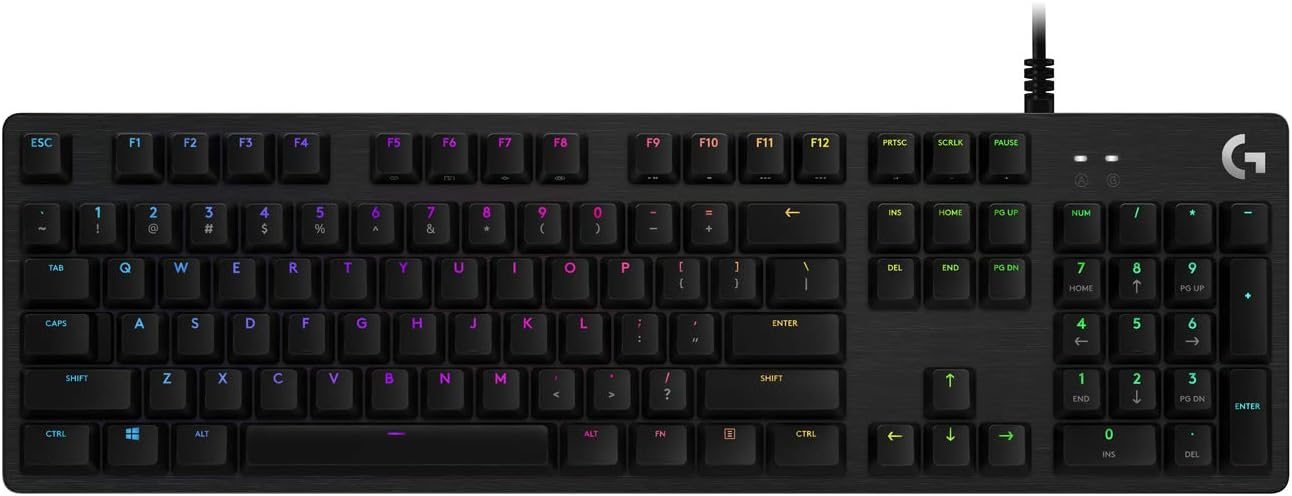 Logitech G512 Mechanical Gaming Keyboard Special Edition,RGB Lightsync Backlit Keys,GX Blue Clicky Key