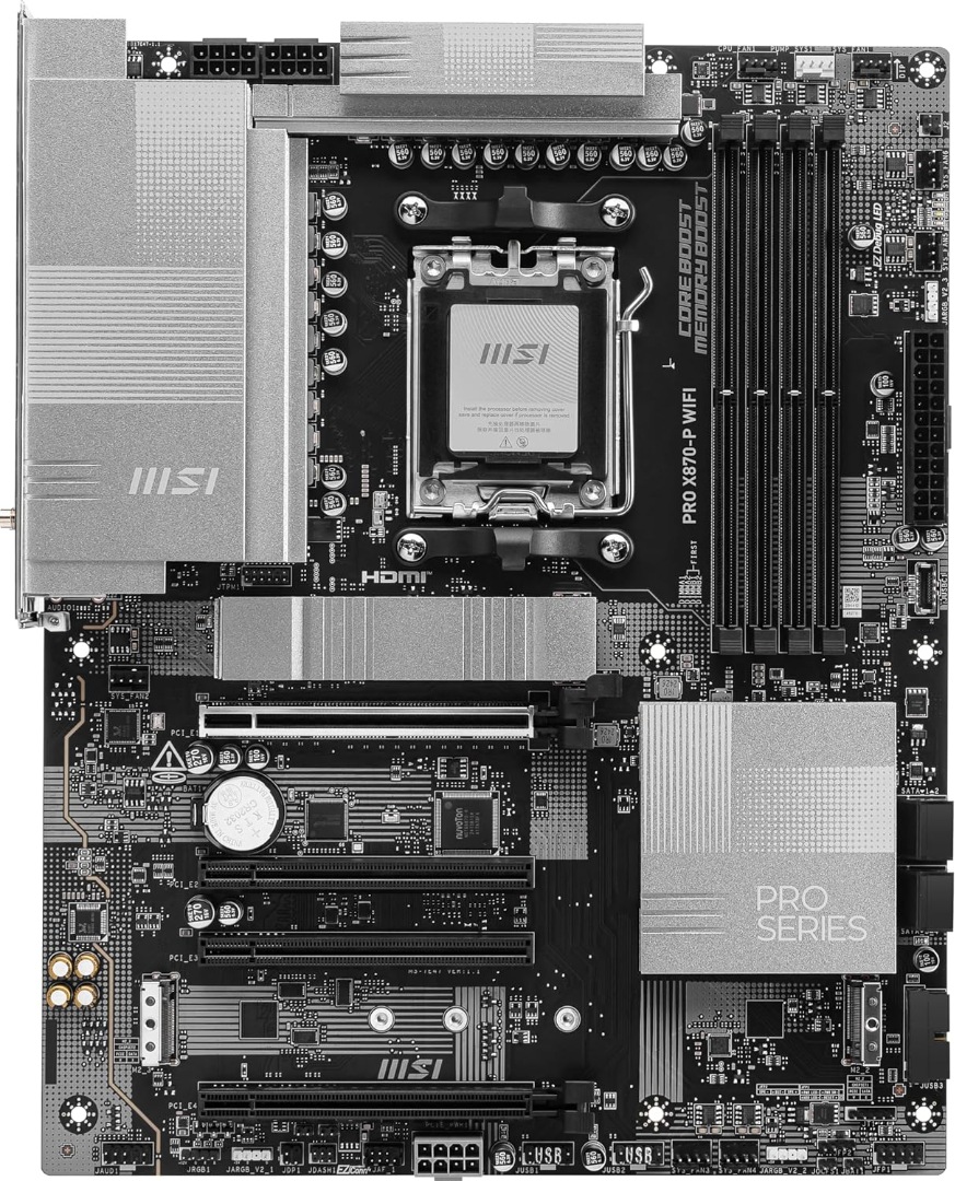 Alternative view of MSI PRO X870-P WiFi