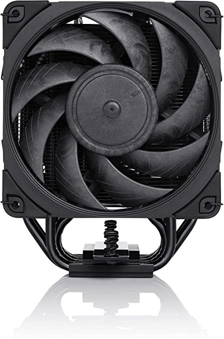 Alternative view of Noctua NH-U12A chromax.Black, 120mm Single-Tower CPU Cooler (Black)