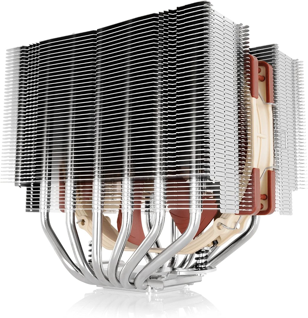Alternative view of Noctua NH-D15S, Premium Dual-Tower CPU Cooler with NF-A15 PWM 140mm Fan (Brown)