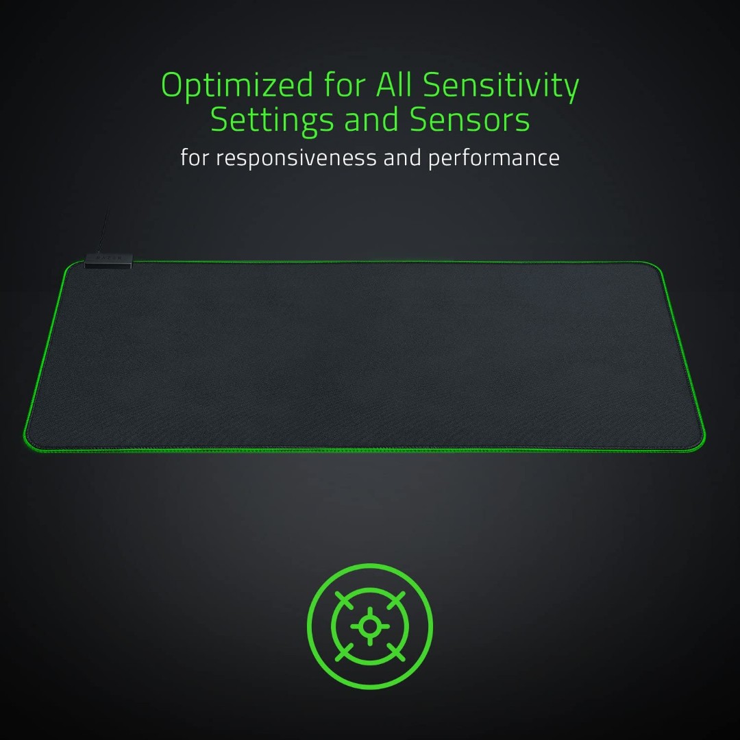 Alternative view of Razer Goliathus Extended Chroma Gaming Mouse Mat - Balanced Control - Black
