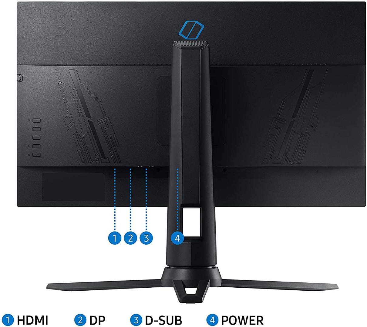 Alternative view of SAMSUNG Odyssey G3 Series 27-Inch FHD 1080p Gaming Monitor, 144Hz, 1ms