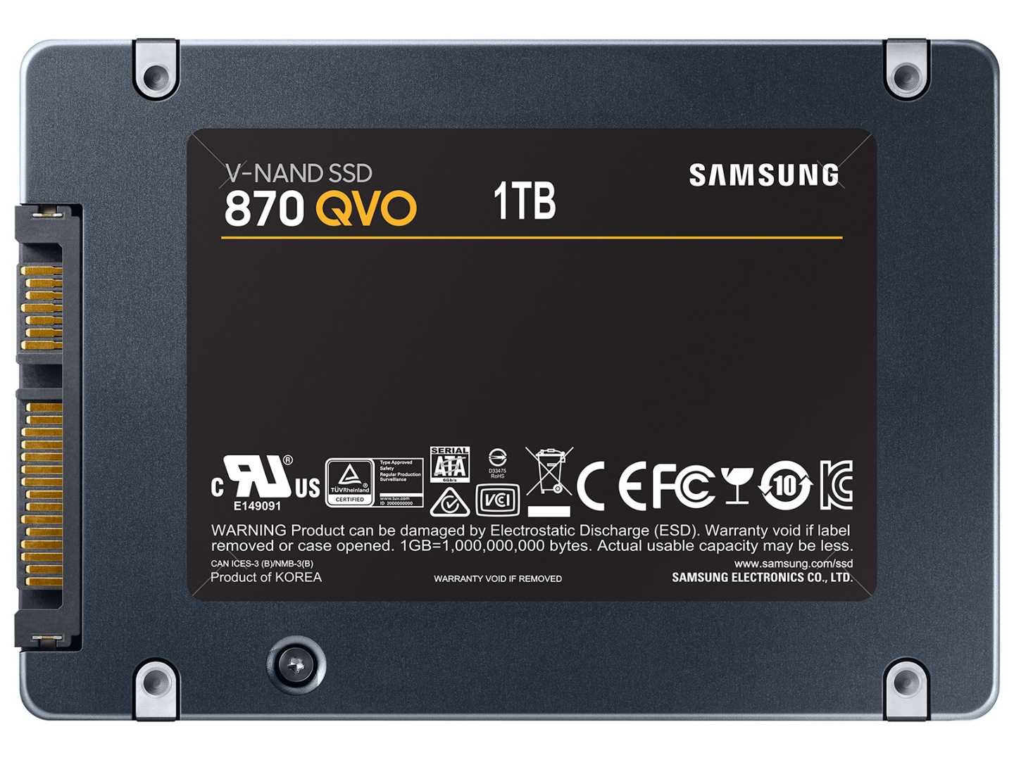 Samsung 870 QVO SATA III 2.5" SSD 1TB