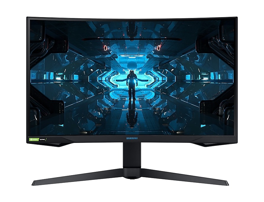 SAMSUNG Odyssey G7 Series 27-Inch WQHD (2560x1440) Gaming Monitor, 240Hz, Curved, 1ms, HDMI, G-Sync, FreeSync Premium Pro (LC27G75TQSNXZA)