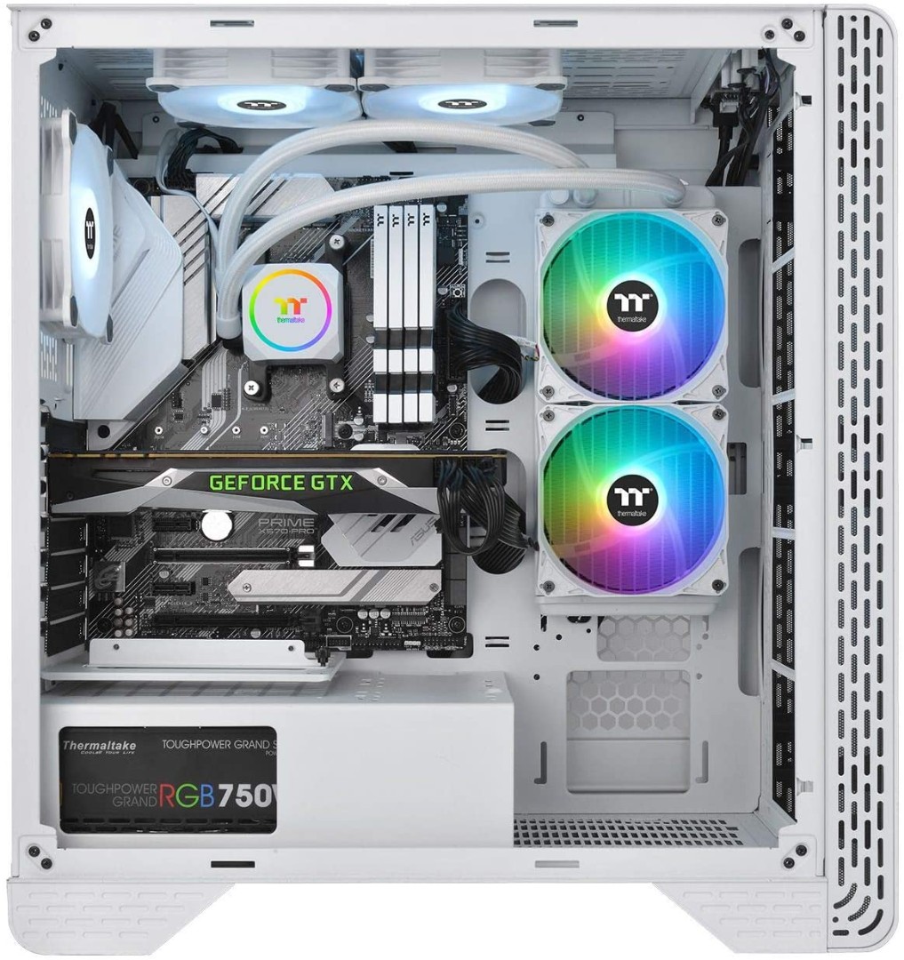 Alternative view of Thermaltake TH240 ARGB Sync Snow Edition AIO Liquid Cooler