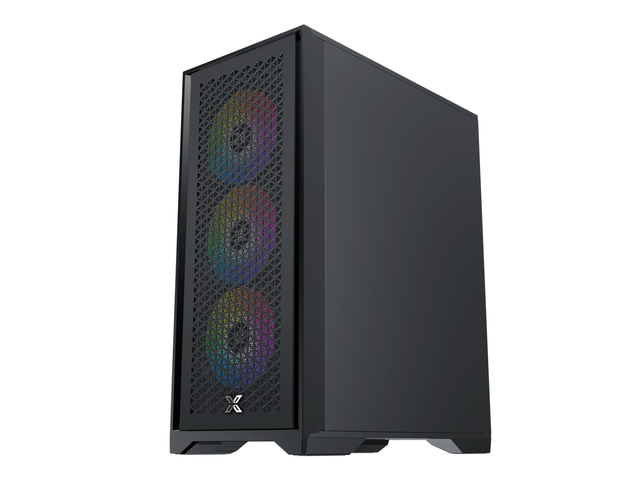 XIGMATEK LUX S Black Mesh PC Case - 4 ARGB Fan