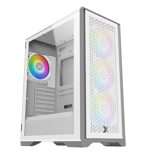 XIGMATEK LUX S Arctic Mesh PC Case - 4 ARGB Fan